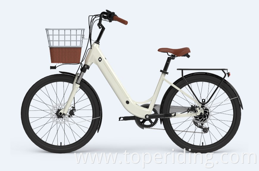 Electric Bikes With Basket Lc01ez